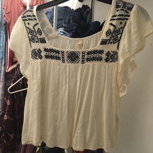 Cute boho Hollister crop top